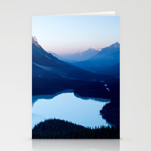 Sunrise at Peyto Lake in Banff National Park, Alberta, Canada Stationery Cards