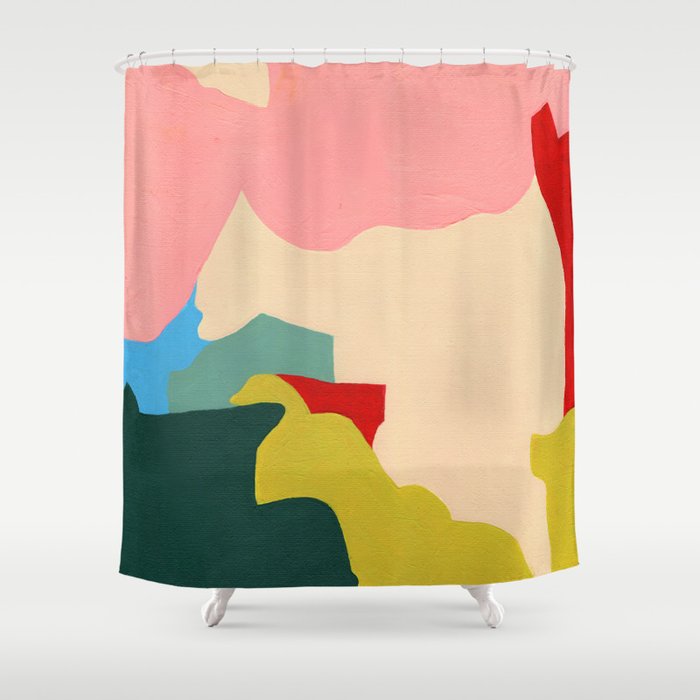 Monumental Mapping Shower Curtain
