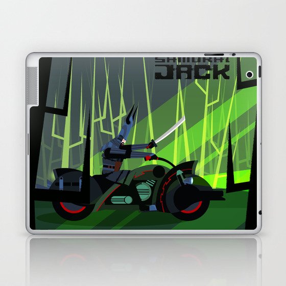 Samurai Jack Bike Laptop & iPad Skin