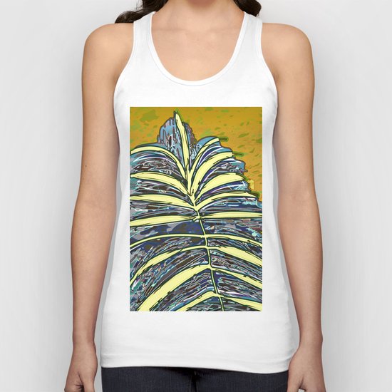 Palm Leaf Fosil 2 / Nature 13-12-16 Unisex Tank Top