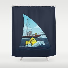Jaws: The Orca Shower Curtain