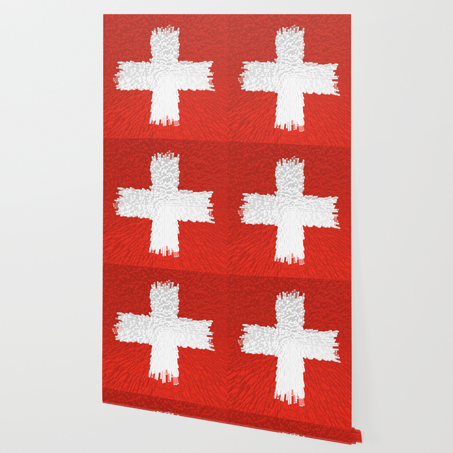 Extruded Flag Of Switzerland Wallpaper By Drpen Society6