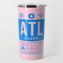 Luggage Tag B - ATL Atlanta USA Travel Mug