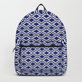 Gaucho Pampa's Pattern H Blue&White Backpack