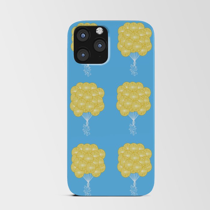 Yellow Lemonade Citrus Balloons iPhone Card Case