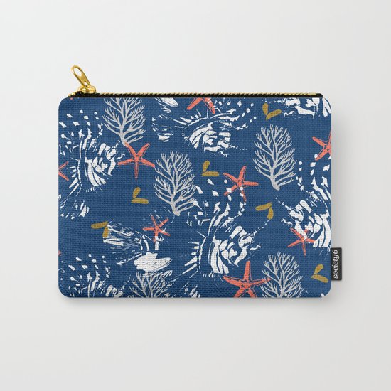 Pattern nautical sea Carry-All Pouch