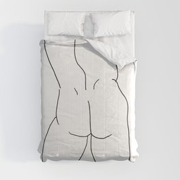Curved Male Back Comforter