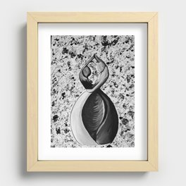 The Interracial Dance Recessed Framed Print