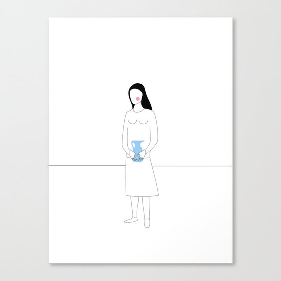 KÆRESTEPAR - Emma Canvas Print