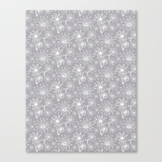 Stylized Dandelion Light #society6 #decor #buyart Canvas Print