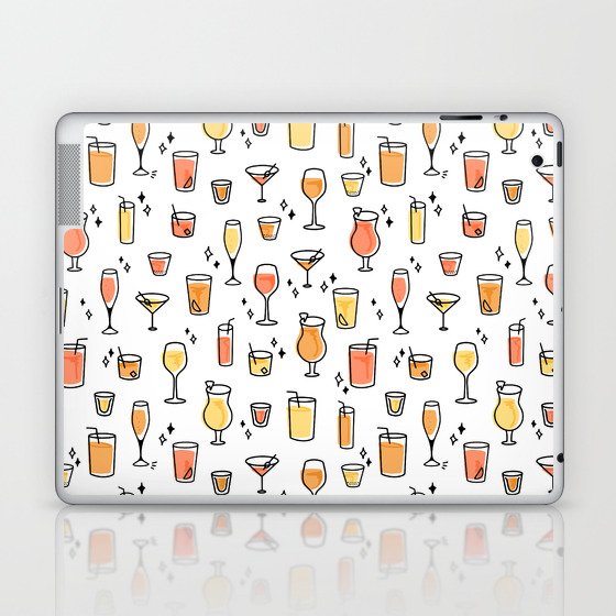 Cheers! | Cocktail Pattern | Mai Tai | Laptop & iPad Skin