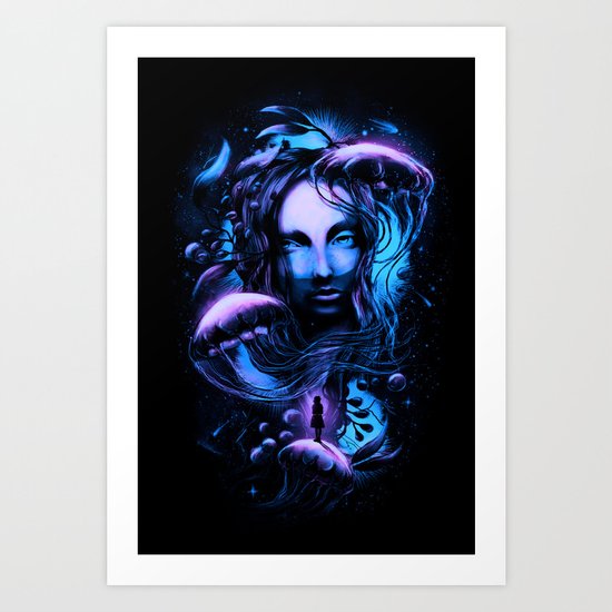 Ocean of Secrets Art Print