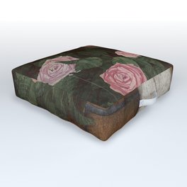 Rose Ghost Outdoor Floor Cushion