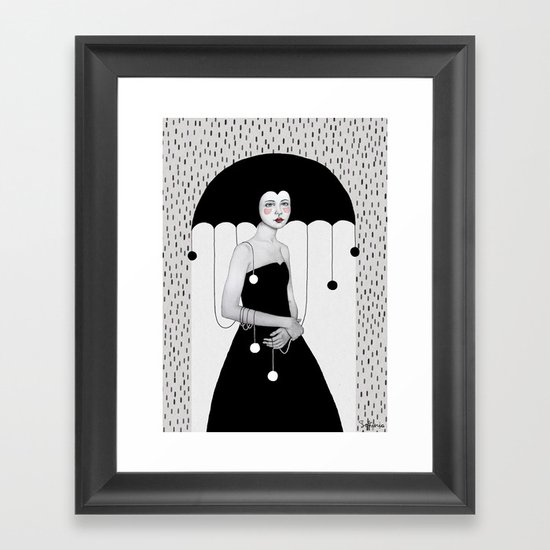 Rainy Minta Framed Art Print