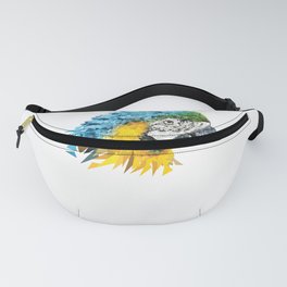 Scarlet Macaw Parrot  Fanny Pack