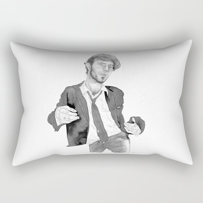 Tom Waits: The Early Years Rectangular Pillow