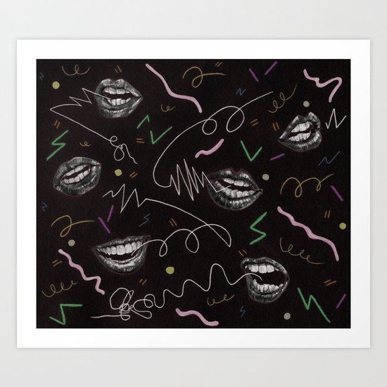 Speech Signals by Chrissy Curtin Art Print
