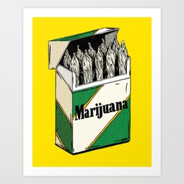 Mainstream Marijuana Art Print