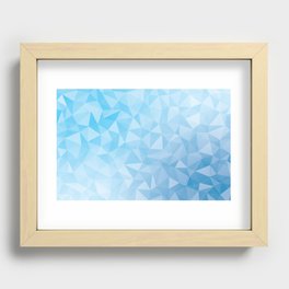 Crystal Blue Recessed Framed Print