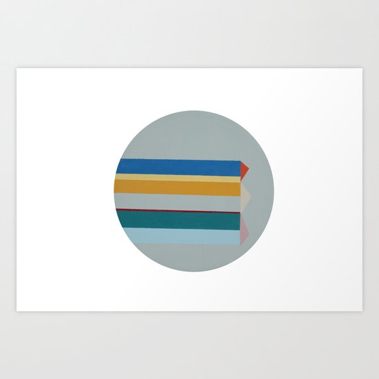 de la serie diamante Art Print