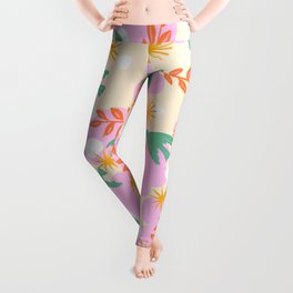 Quirky Nature Shapes Leggings