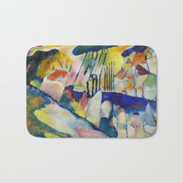 Wassily Kandinsky Landscape with Rain Bath Mat