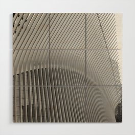 Oculus Streets | New York City, Black and White Film Photography Wood Wall Art