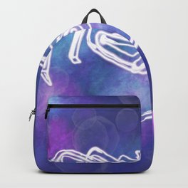 Crabby Electrified Skeleton Under the Sea Backpack