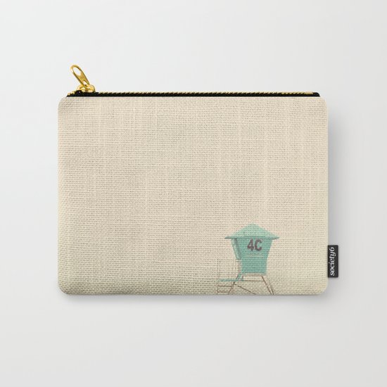 the sound of outer ocean on a beach ... Carry-All Pouch