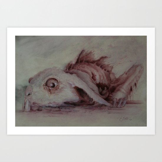 Even among the fastest Art Print