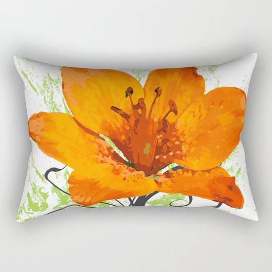 Wild flower Rectangular Pillow