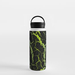 Cracked Space Lava - Blue/Lime Water Bottle