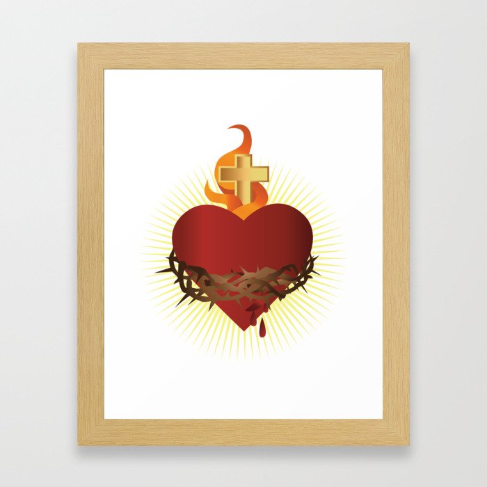Sacred Heart of Jesus Framed Art Print