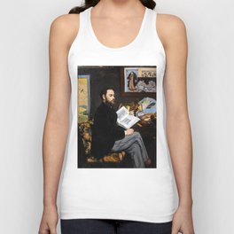 Edouard Manet - Portrait of Emile Zola Tank Top