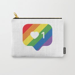 Instagram LGBTQ Heart Notification Carry-All Pouch