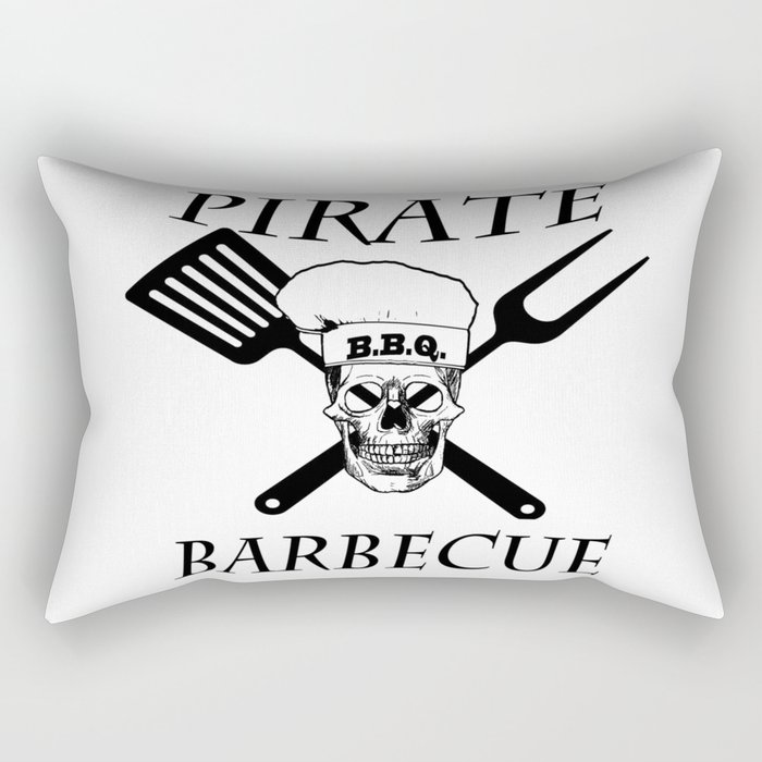 Pirate Barbeque Rectangular Pillow