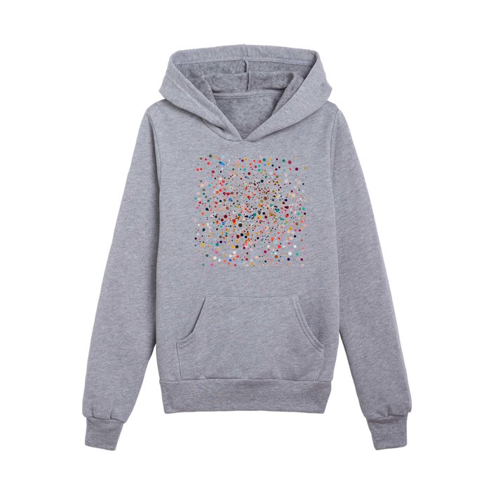 Colorful Splatter Confetti #3 Kids Pullover Hoodie