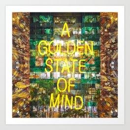 A Golden State of Mind Art Print