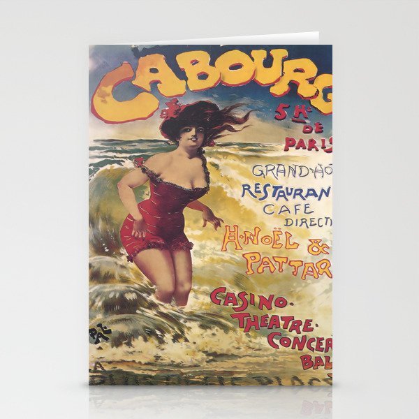 Vintage poster - Cabourg Stationery Cards