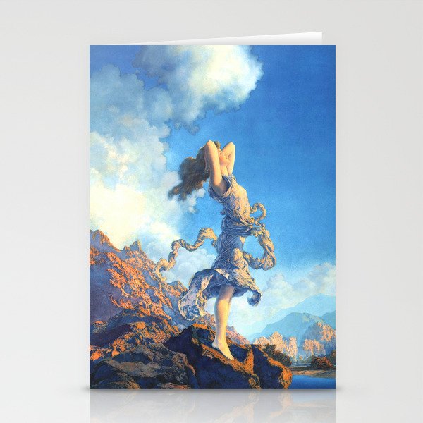Ecstasy by Maxfield Parrish Stationery Cards