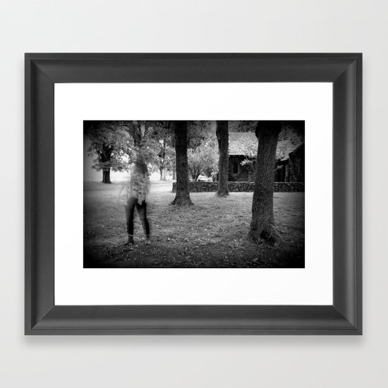 then just for a moment... I would materialise Framed Art Print