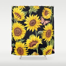 Sunflowers pattern Shower Curtain