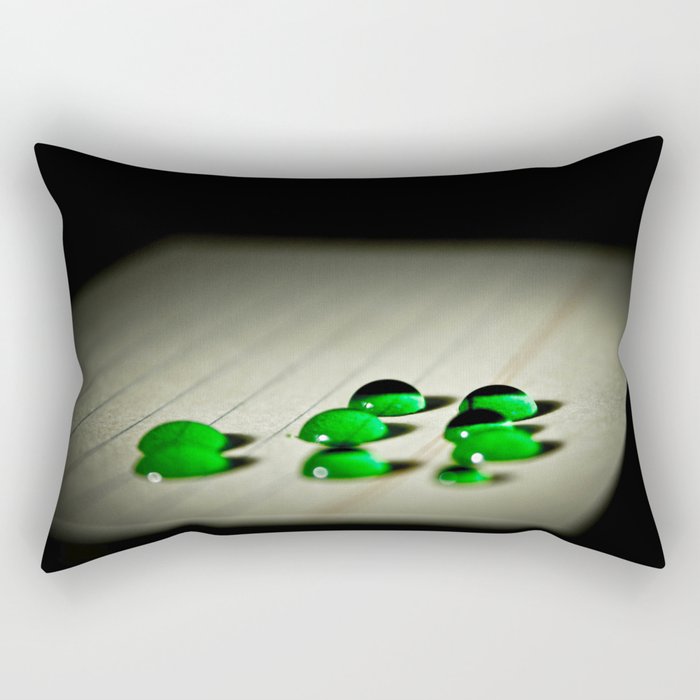 Emerald Rain Rectangular Pillow
