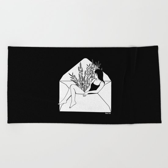 Dear Heartbreaker Beach Towel