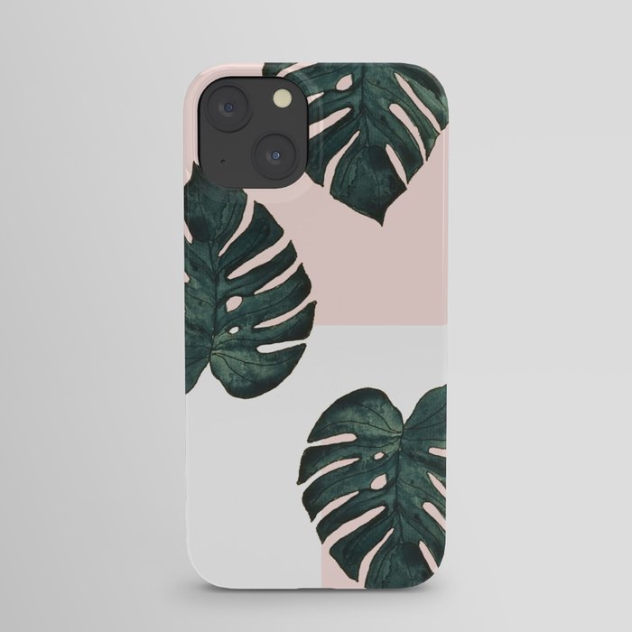 Monstera X Pink iPhone Case