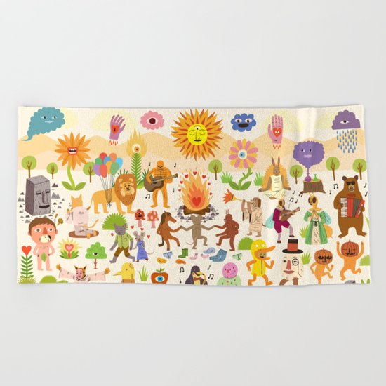 Chill Out Beach Towel