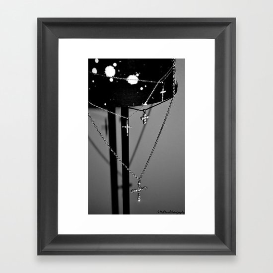 Crossing. Framed Art Print