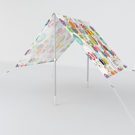 Math in color (white Background) Sun Shade