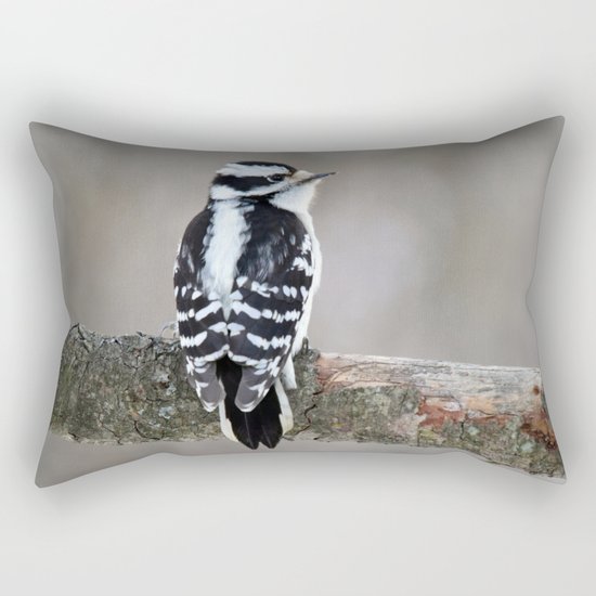 Stunning in Black and White Rectangular Pillow
