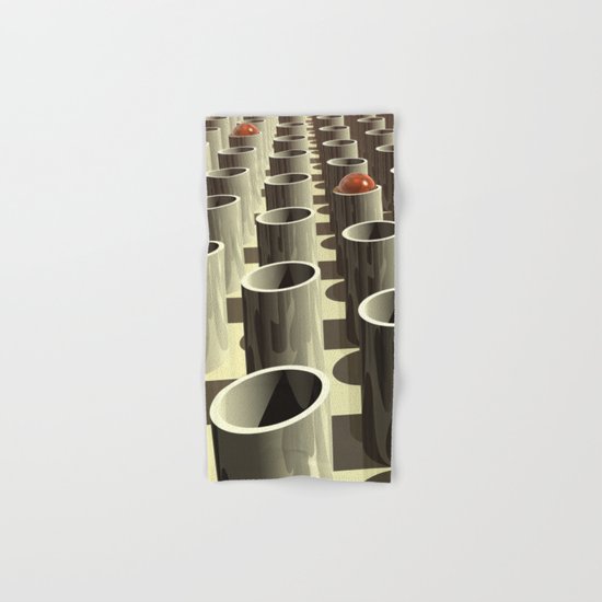 Stockyard of Cylinders Hand & Bath Towel